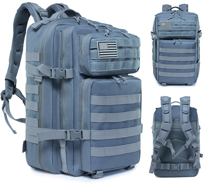 Taktischer Outdoor Rucksack (45L) – Militär MOLLE System für Reise, Camping & Bergsteigen