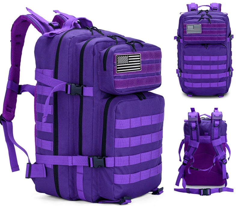 Taktischer Outdoor Rucksack (45L) – Militär MOLLE System für Reise, Camping & Bergsteigen