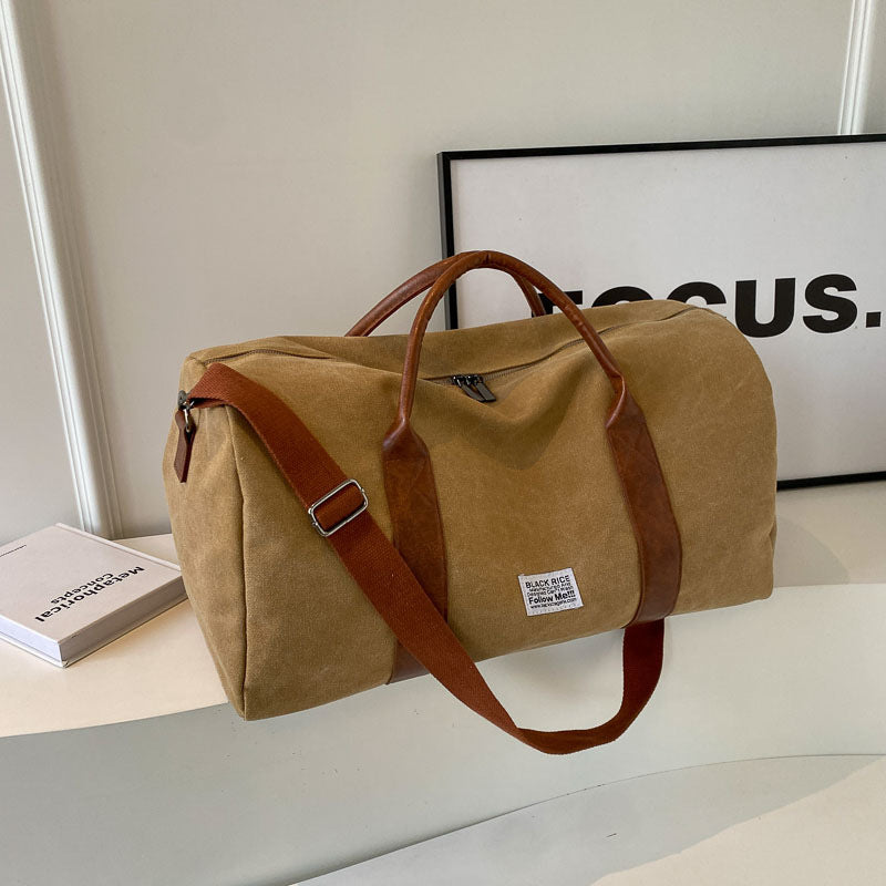 Faltbare Canvas Crossbody Reisetasche (32L) – Schulter & Gym & Sport Unisex