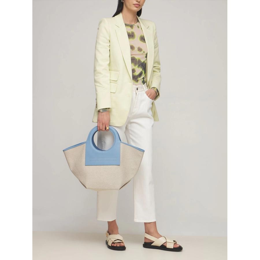 Trendy Canvas Reisetasche (Wing Shape) – Leder Panel Damen in verschiedenen Farben