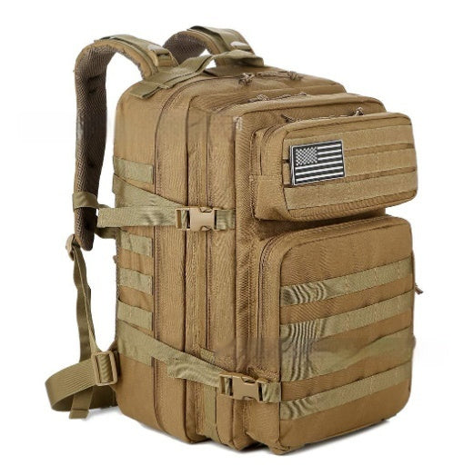 Taktischer Outdoor Rucksack (45L) – Militär MOLLE System für Reise, Camping & Bergsteigen