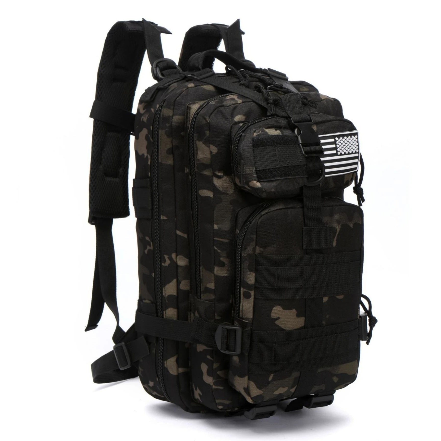 Taktischer Outdoor Rucksack (45L) – Militär MOLLE System für Reise, Camping & Bergsteigen