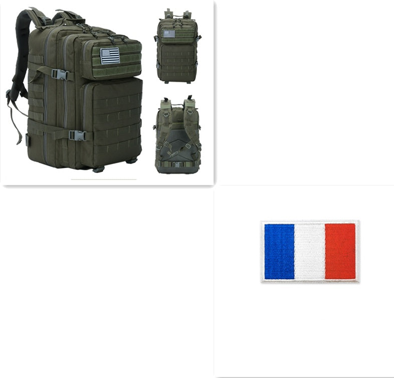 Taktischer Outdoor Rucksack (45L) – Militär MOLLE System für Reise, Camping & Bergsteigen