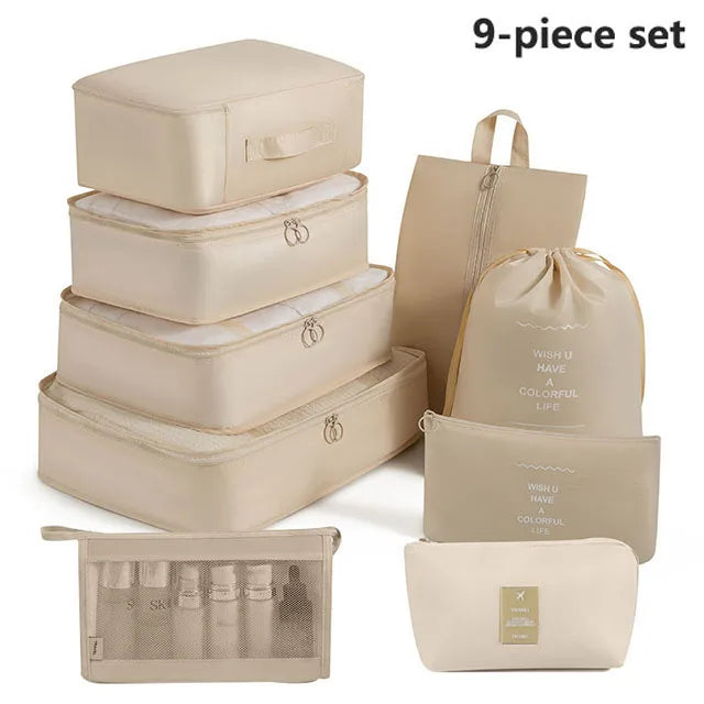 Travel Set Storage Bags – Packing Cubes 7/8/10/11 Teilig Reise Organizer