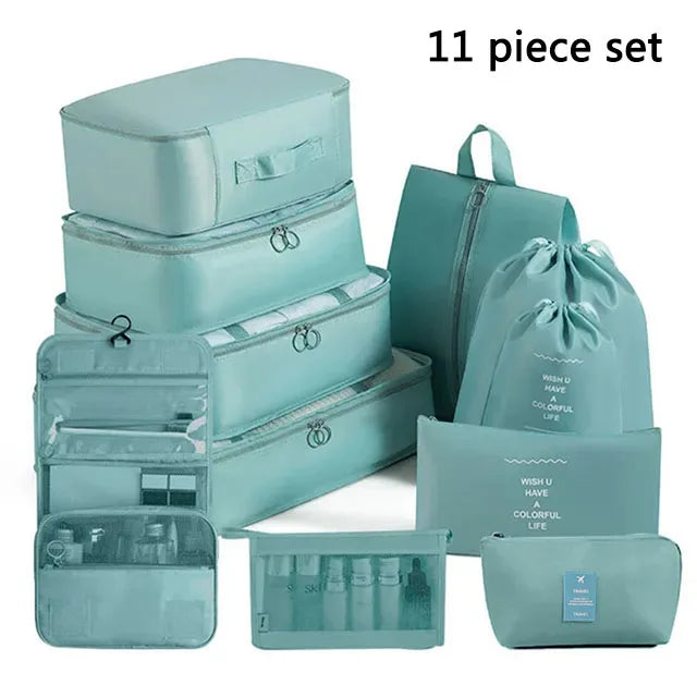 Travel Set Storage Bags – Packing Cubes 7/8/10/11 Teilig Reise Organizer