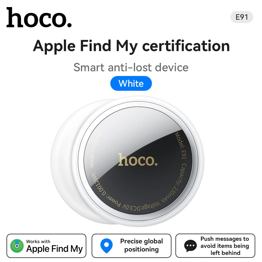 HOCO E91 Premium Bluetooth GPS Tracker – Airtag kompatibel Anti-Lost Smart Finder