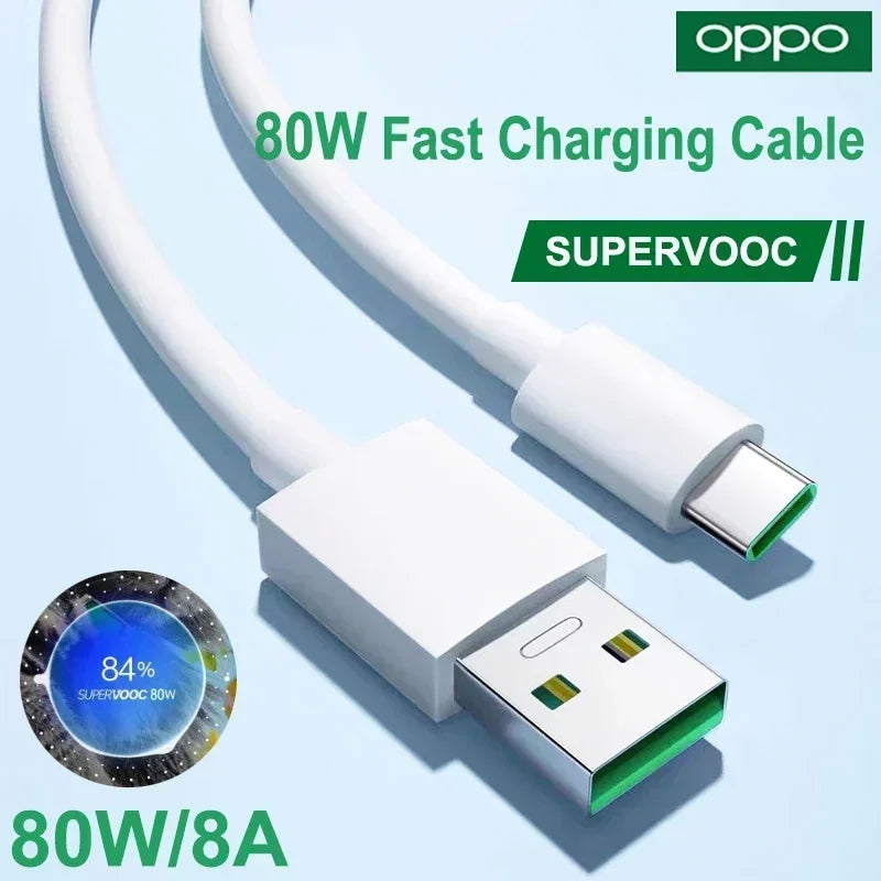 SuperVOOC 80W USB-C Schnellladekabel – Samsung Xiaomi Huawei Android Original