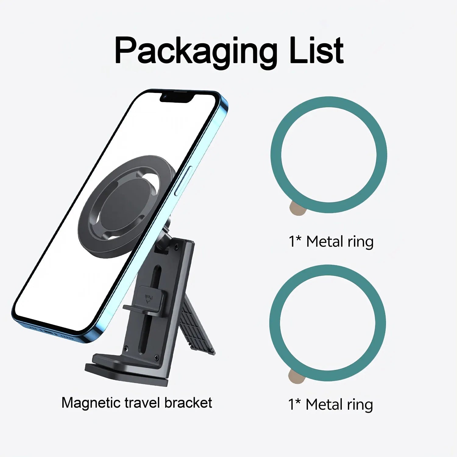 Magnetischer Flugzeug Handyhalter – Universal Tray Table & Desktop Holder