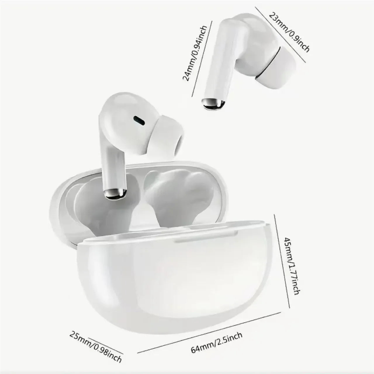 TWS Earbuds ANC – Bluetooth 5.3 NFC Spritzwassergeschützt Siri Sport