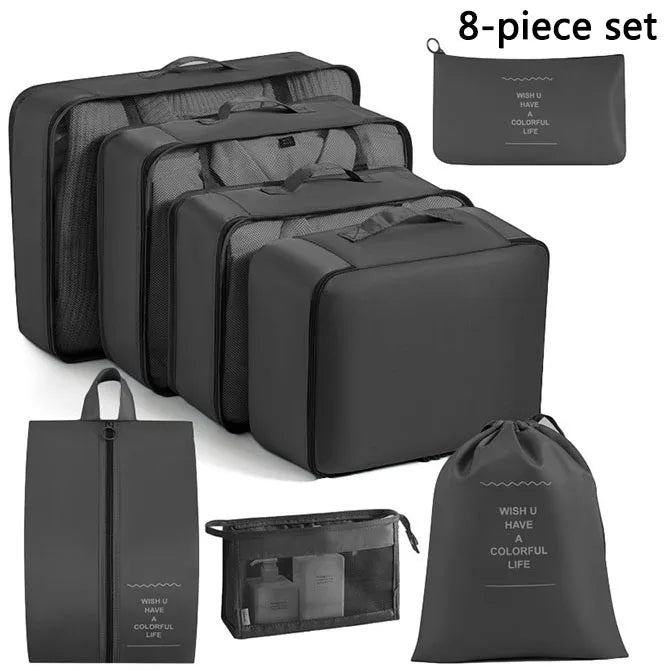 Travel Set Storage Bags – Packing Cubes 7/8/10/11 Teilig Reise Organizer