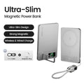 Premium Magnetische Wireless Powerbank (5000/10000mAh) – 20W Metall Two-way Schnellladung