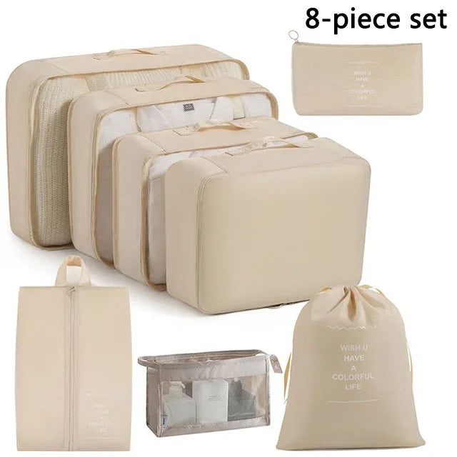 Travel Set Storage Bags – Packing Cubes 7/8/10/11 Teilig Reise Organizer