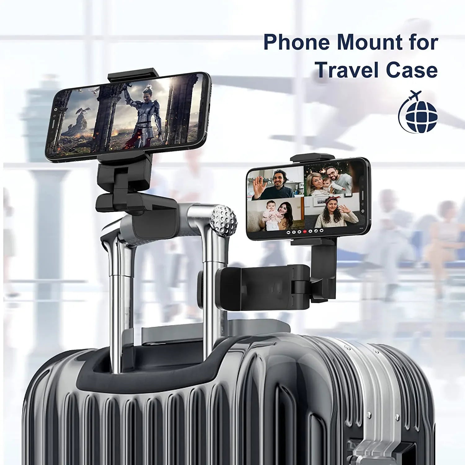360° Handyhalter Flugzeug – Universal Faltbar iPhone 14-17 & Android