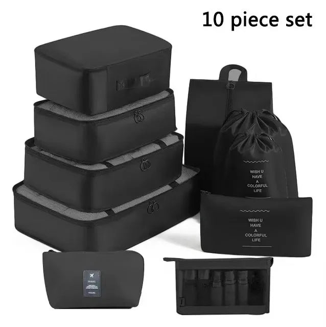 Travel Set Storage Bags – Packing Cubes 7/8/10/11 Teilig Reise Organizer