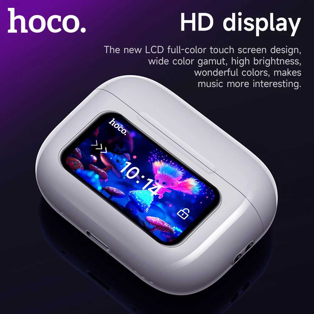 HOCO EW72 TWS Earbuds ANC – Bluetooth 5.4 LCD IPX5 Super Bass 20h
