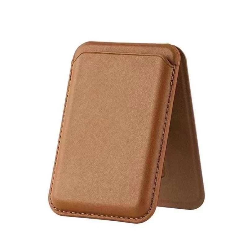 Magnetisches Kunstleder Wallet mit Ständer – iPhone 13-15 Pro Max Magsafe Kartenhalter
