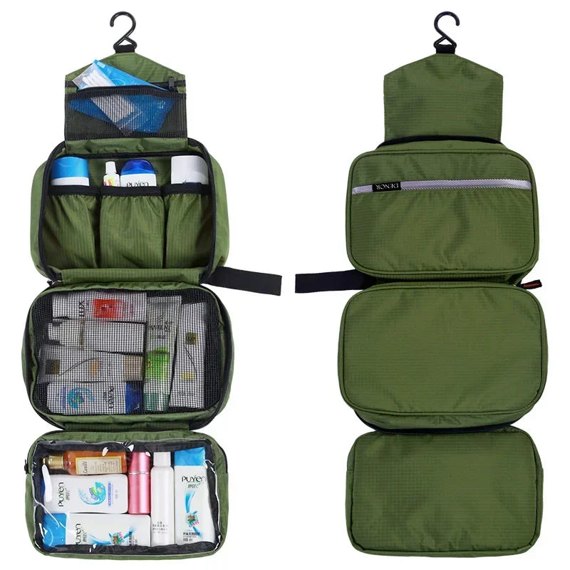 Hanging Toiletry Bag Wasserdicht – Nylon Reise Organizer Unisex 4 Farben