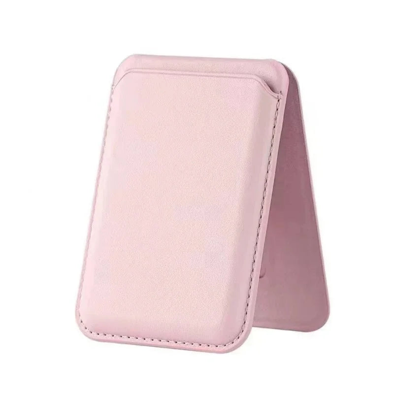 Magnetisches Kunstleder Wallet mit Ständer – iPhone 13-15 Pro Max Magsafe Kartenhalter