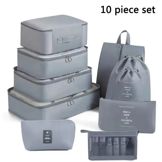 Travel Set Storage Bags – Packing Cubes 7/8/10/11 Teilig Reise Organizer