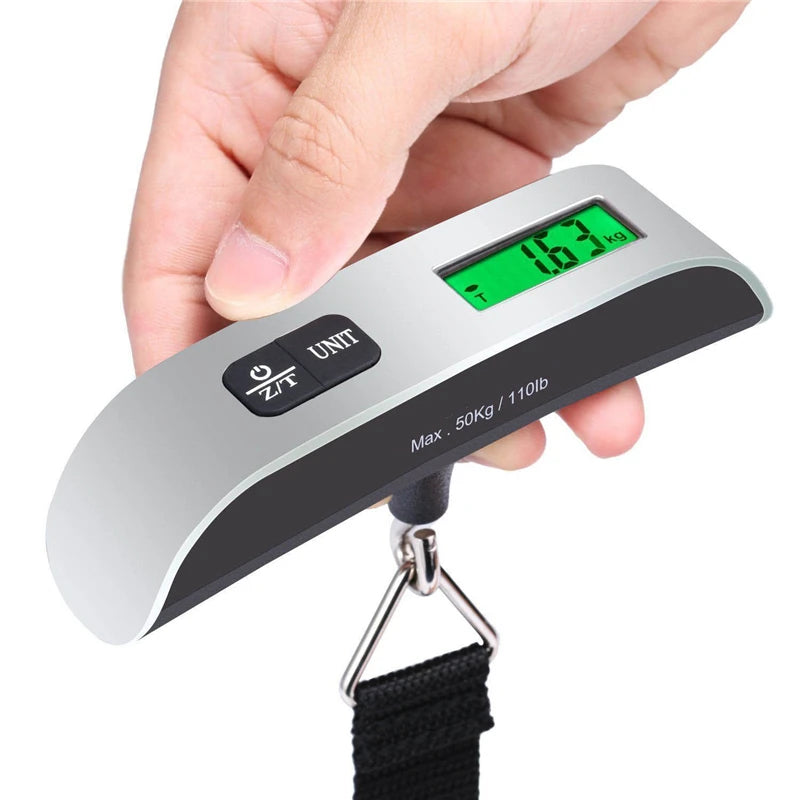 Kofferwaage Digital – 50kg LCD Temperatur kg/lb CE zertifiziert