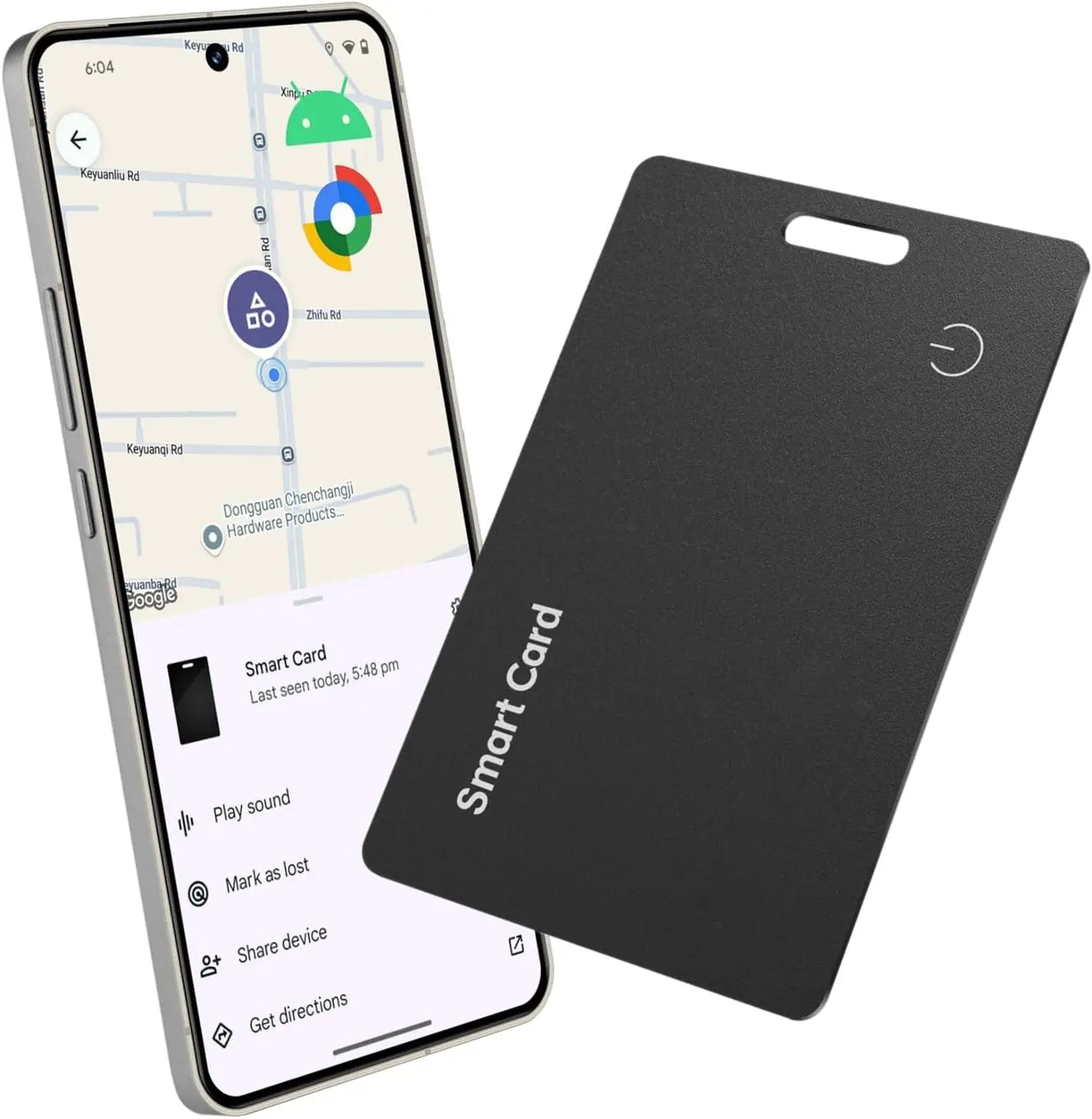 Wallet Tracker Card Android – Google Find Hub Wireless Charging IP68