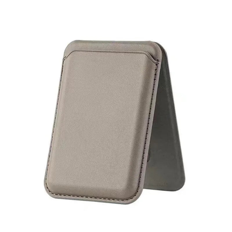 Magnetisches Kunstleder Wallet mit Ständer – iPhone 13-15 Pro Max Magsafe Kartenhalter