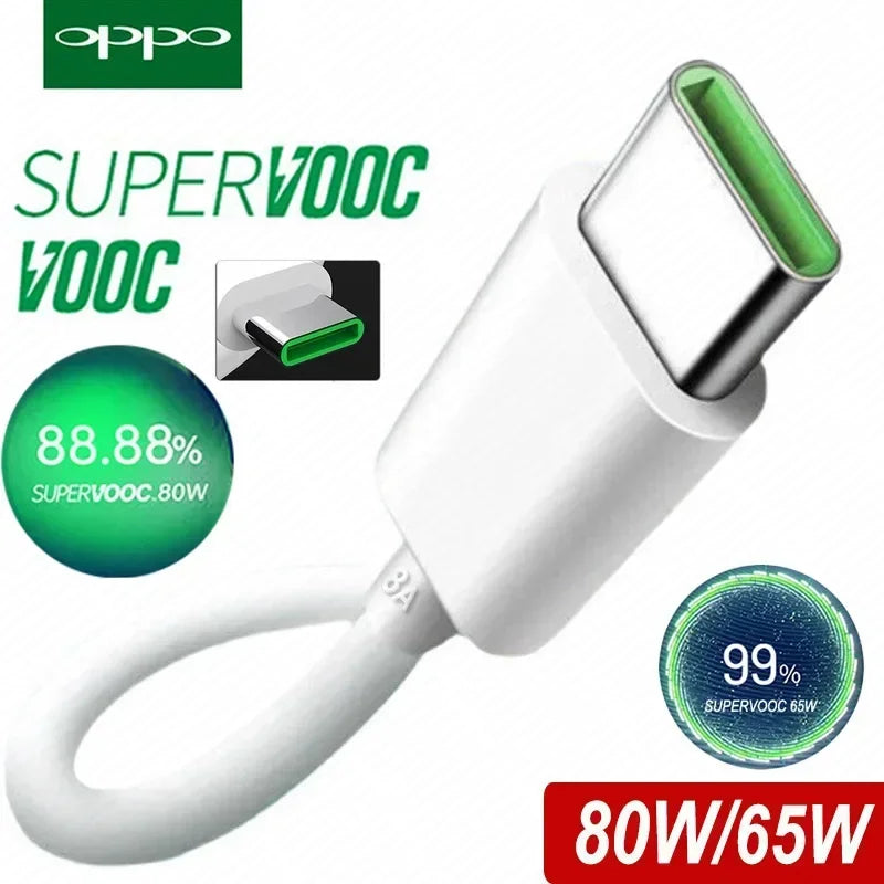 SuperVOOC 80W USB-C Schnellladekabel – Samsung Xiaomi Huawei Android Original