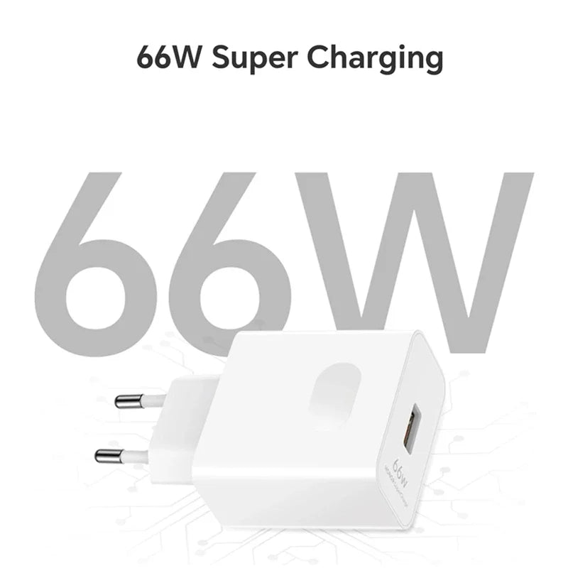 66W Huawei Schnellladegerät EU – 6A SuperCharge USB-C Kabel Honor Nova