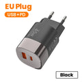 Elough 45W USB-C Schnellladegerät – Dual Port QC iPhone Huawei Realme