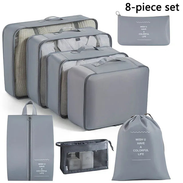 Travel Set Storage Bags – Packing Cubes 7/8/10/11 Teilig Reise Organizer