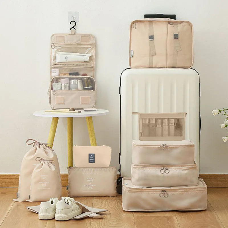 Travel Set Storage Bags – Packing Cubes 7/8/10/11 Teilig Reise Organizer