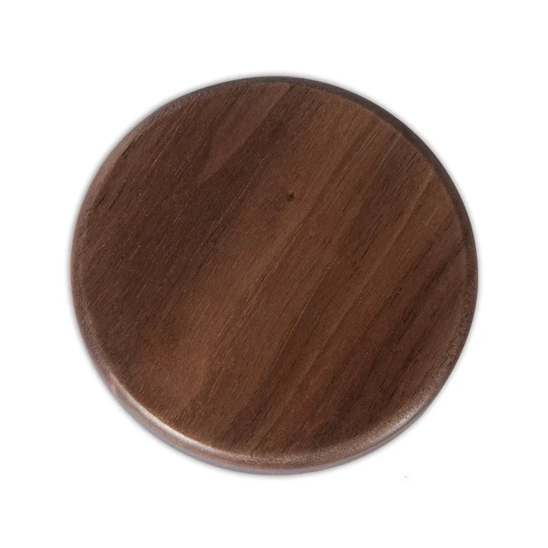 Walnussholz Wireless Charger – 10W/15W Slim Pad iPhone 8-17 Android Google Pixel