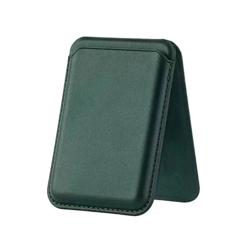 Magnetisches Kunstleder Wallet mit Ständer – iPhone 13-15 Pro Max Magsafe Kartenhalter
