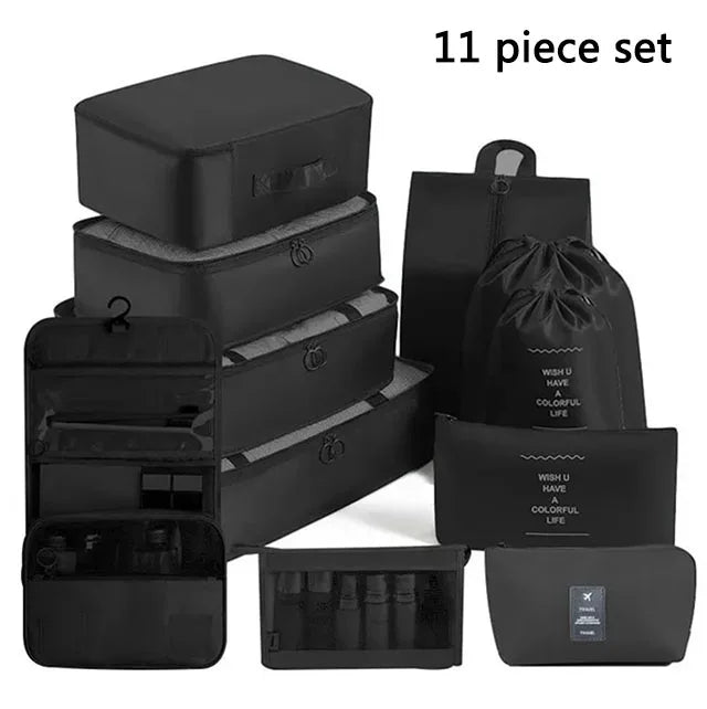 Travel Set Storage Bags – Packing Cubes 7/8/10/11 Teilig Reise Organizer