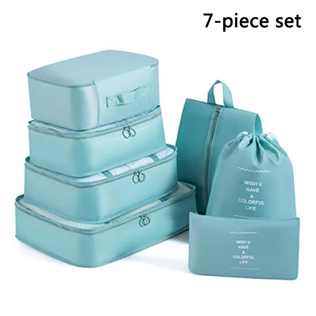 Travel Set Storage Bags – Packing Cubes 7/8/10/11 Teilig Reise Organizer