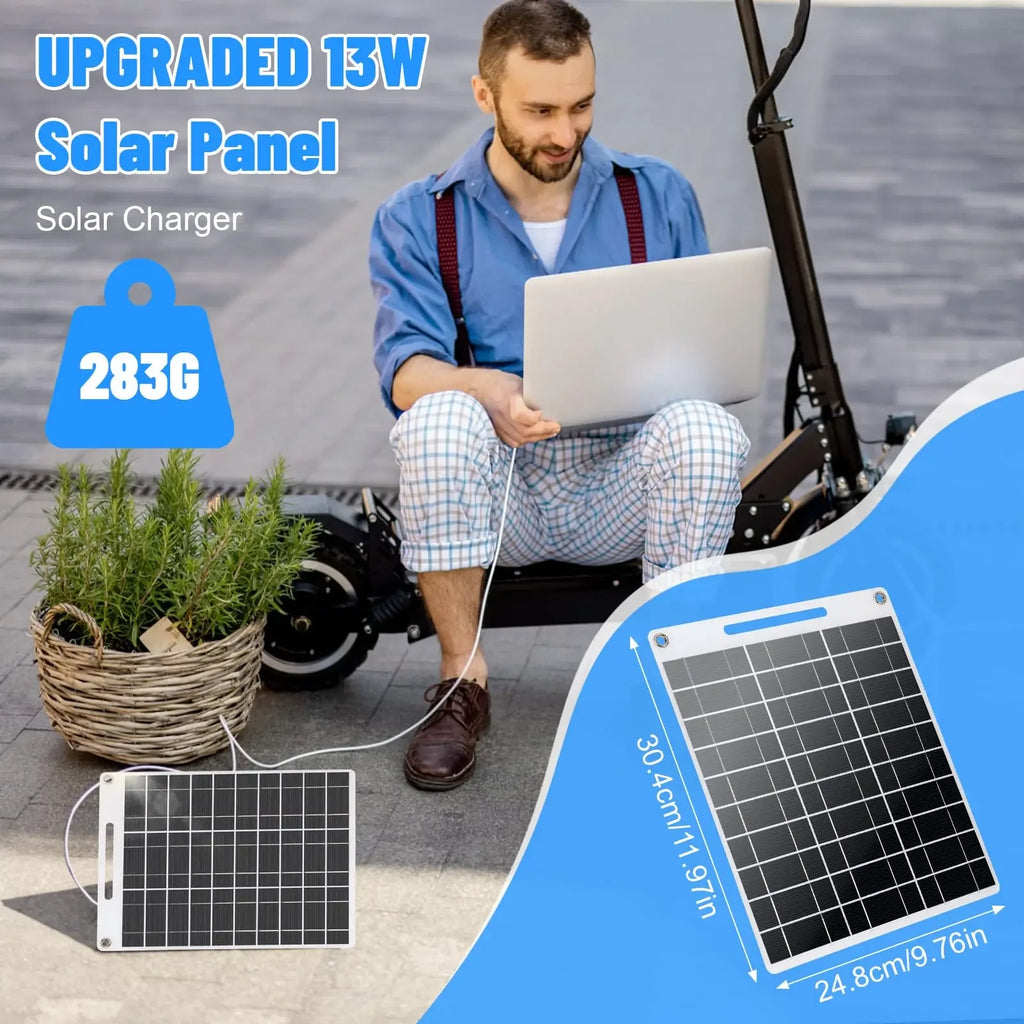 Solar Panel Lader Outdoor – Dual USB Wasserdicht Camping & Wandern