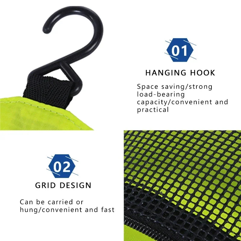 Hanging Toiletry Bag Wasserdicht – Nylon Reise Organizer Unisex 4 Farben
