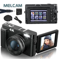 4K Vlogging Kamera 48MP – Autofokus Anti-Shake 180° Flip Screen Flash