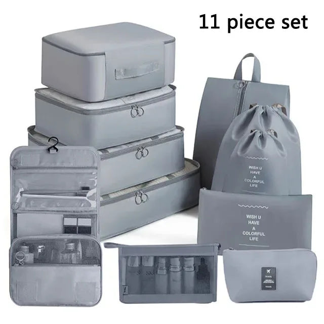 Travel Set Storage Bags – Packing Cubes 7/8/10/11 Teilig Reise Organizer