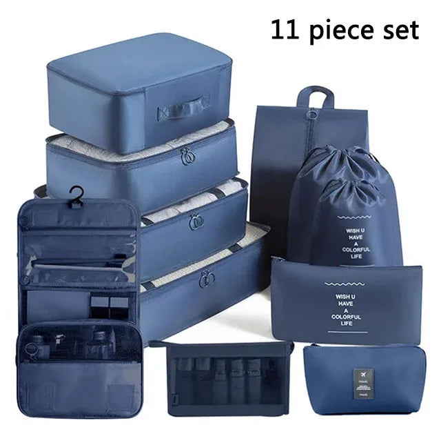 Travel Set Storage Bags – Packing Cubes 7/8/10/11 Teilig Reise Organizer