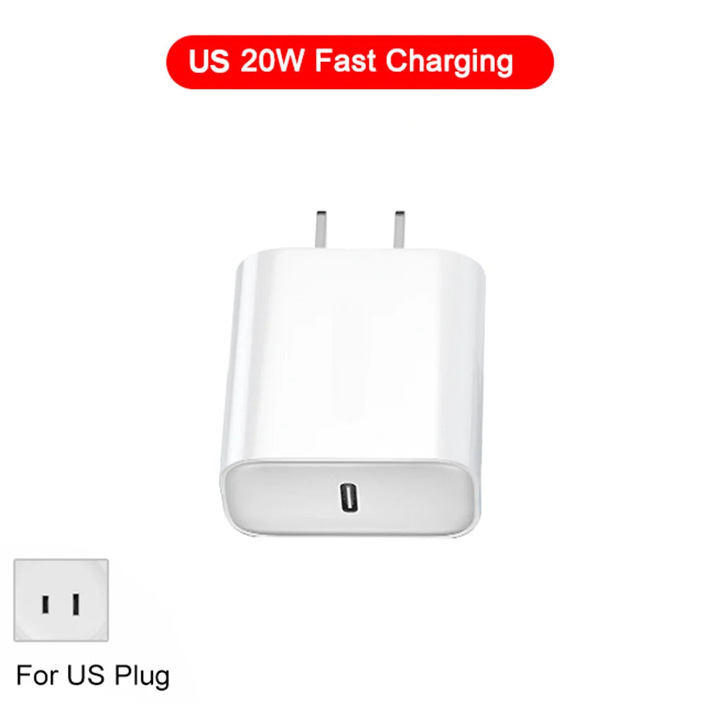 20W iPhone Schnellladegerät – Lightning USB-C für iPhone 11-14