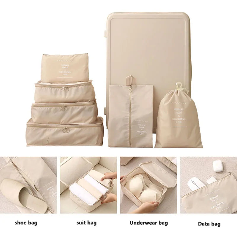 Travel Set Storage Bags – Packing Cubes 7/8/10/11 Teilig Reise Organizer