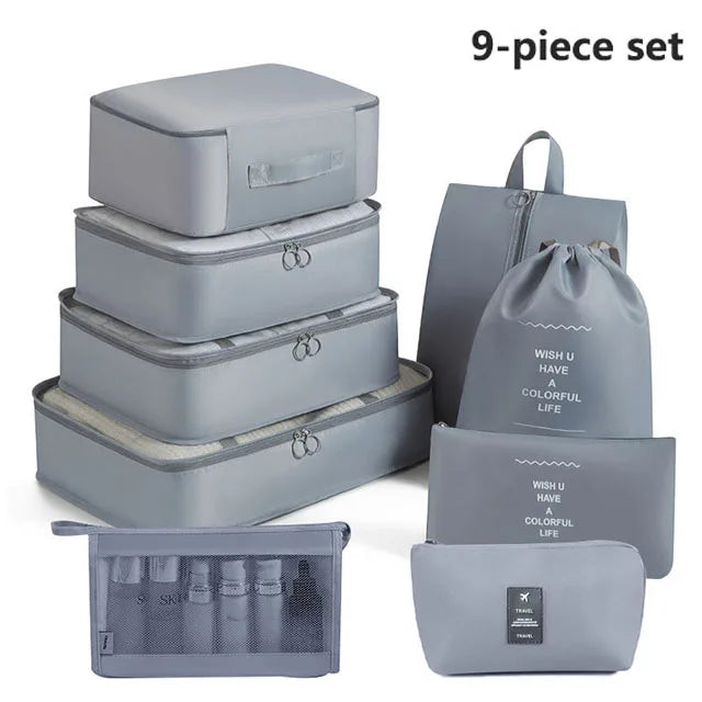 Travel Set Storage Bags – Packing Cubes 7/8/10/11 Teilig Reise Organizer