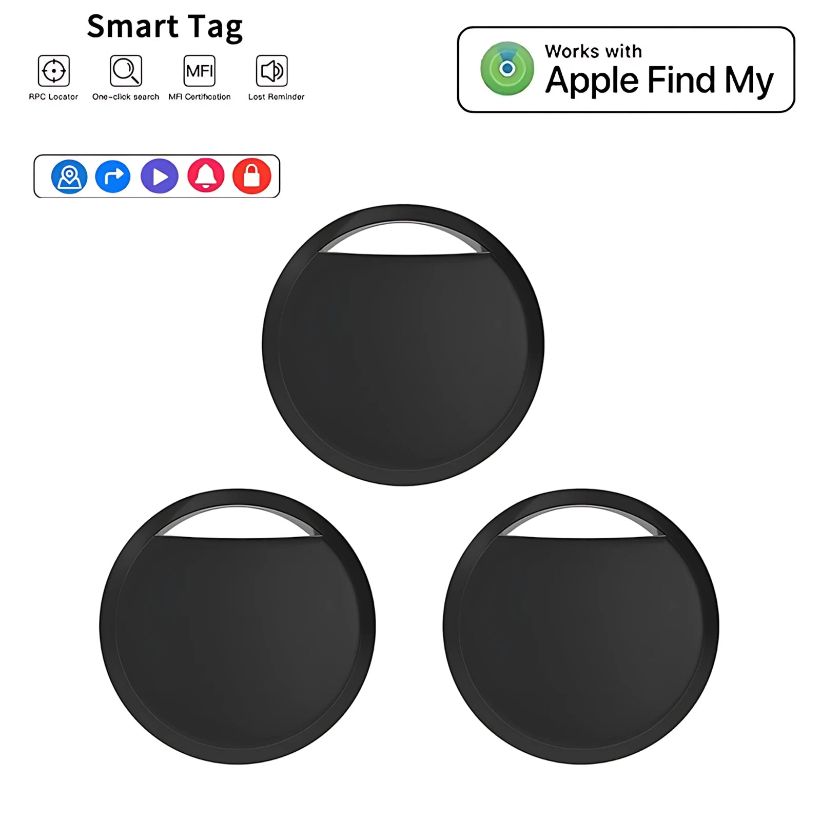 KaiAqua Item Finder – Apple Find My MFi zertifiziert Anti-Lost iOS